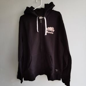 Original Full Zip Black Roots Hoody